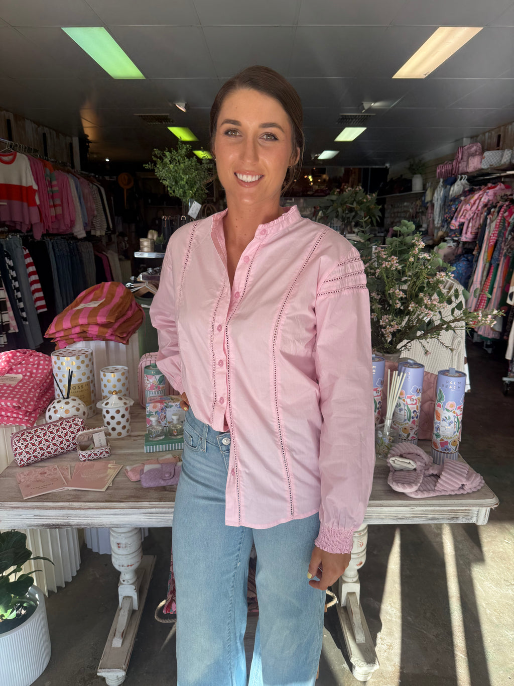 Goondiwindi Cotton Misty Cotton Blouse