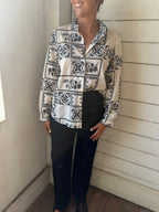 Goondiwindi Cotton Sky Frill Cotton Shirt