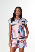 Cloth+Paper+Scissors Sun Daze Sleeve Shirt
