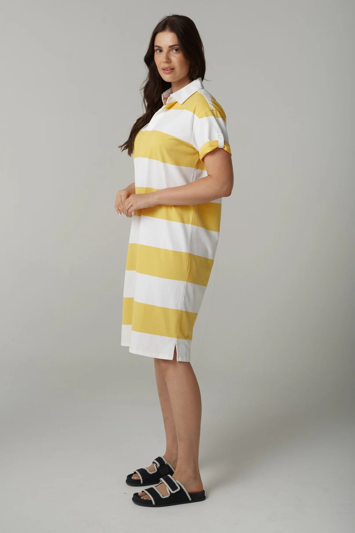 Cloth+Paper+Scissors Stripe Rugby Dress