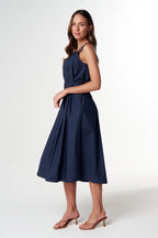Cloth+Paper+Scissors Home Pleat Cotton Dress