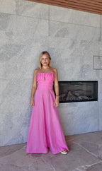 Luoni poppy shell dress