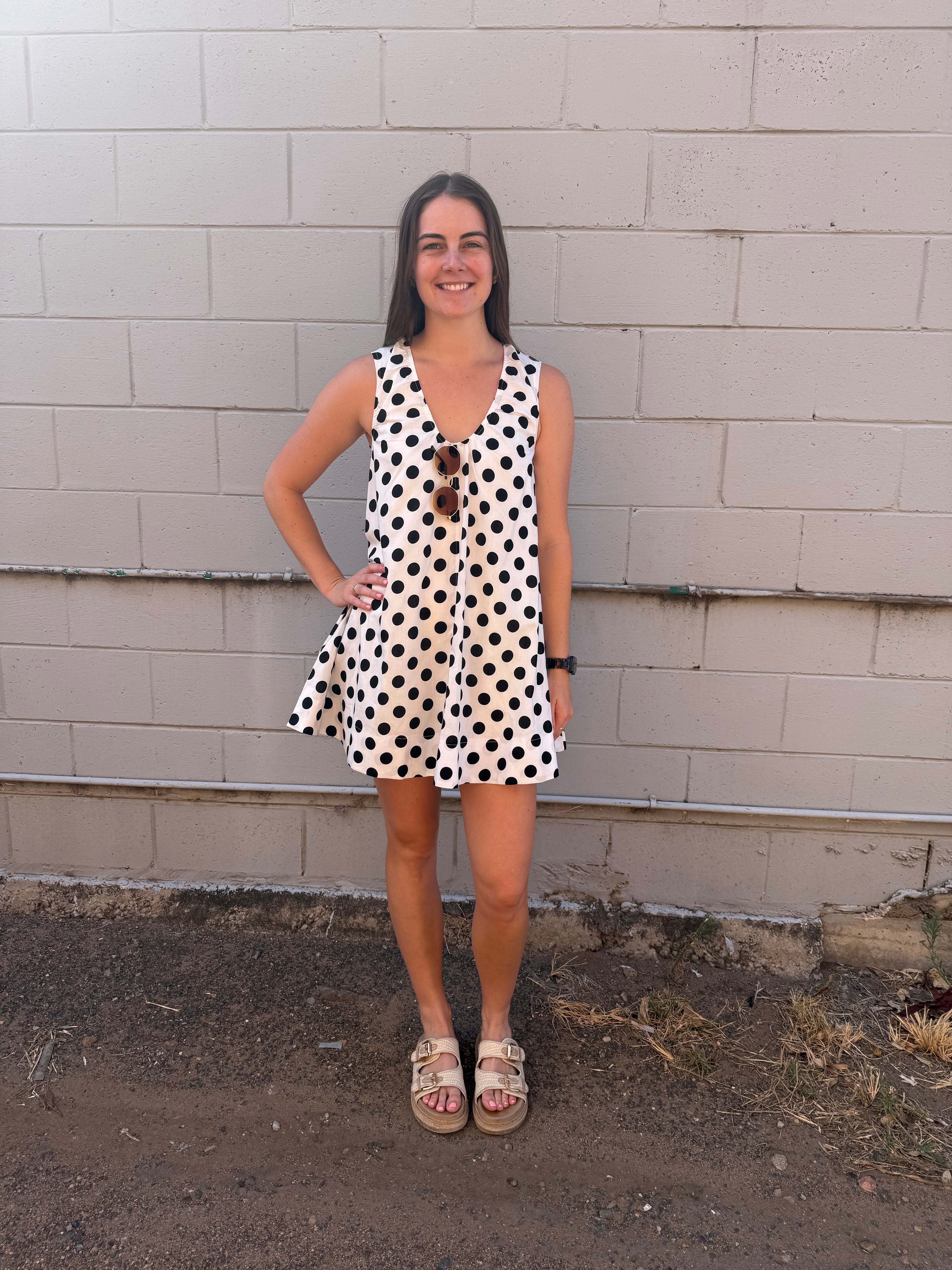 Paper Heart Radini Polka Mini Dress