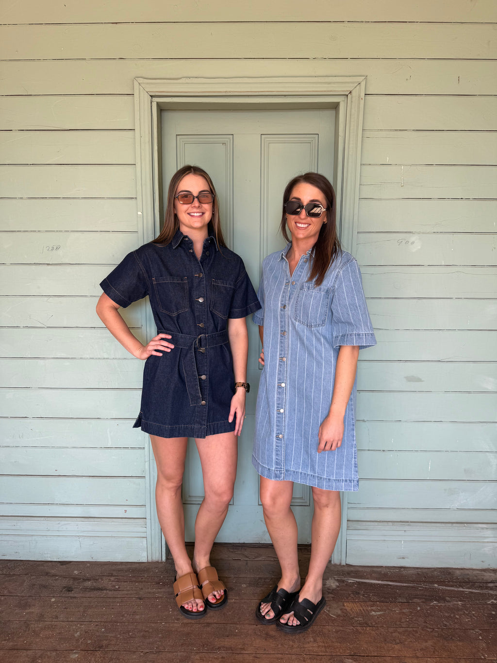 ONLY LASTA S/S stripe denim dress