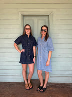 ONLY LASTA S/S stripe denim dress