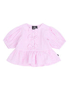 Animal Crackers Checkered Top