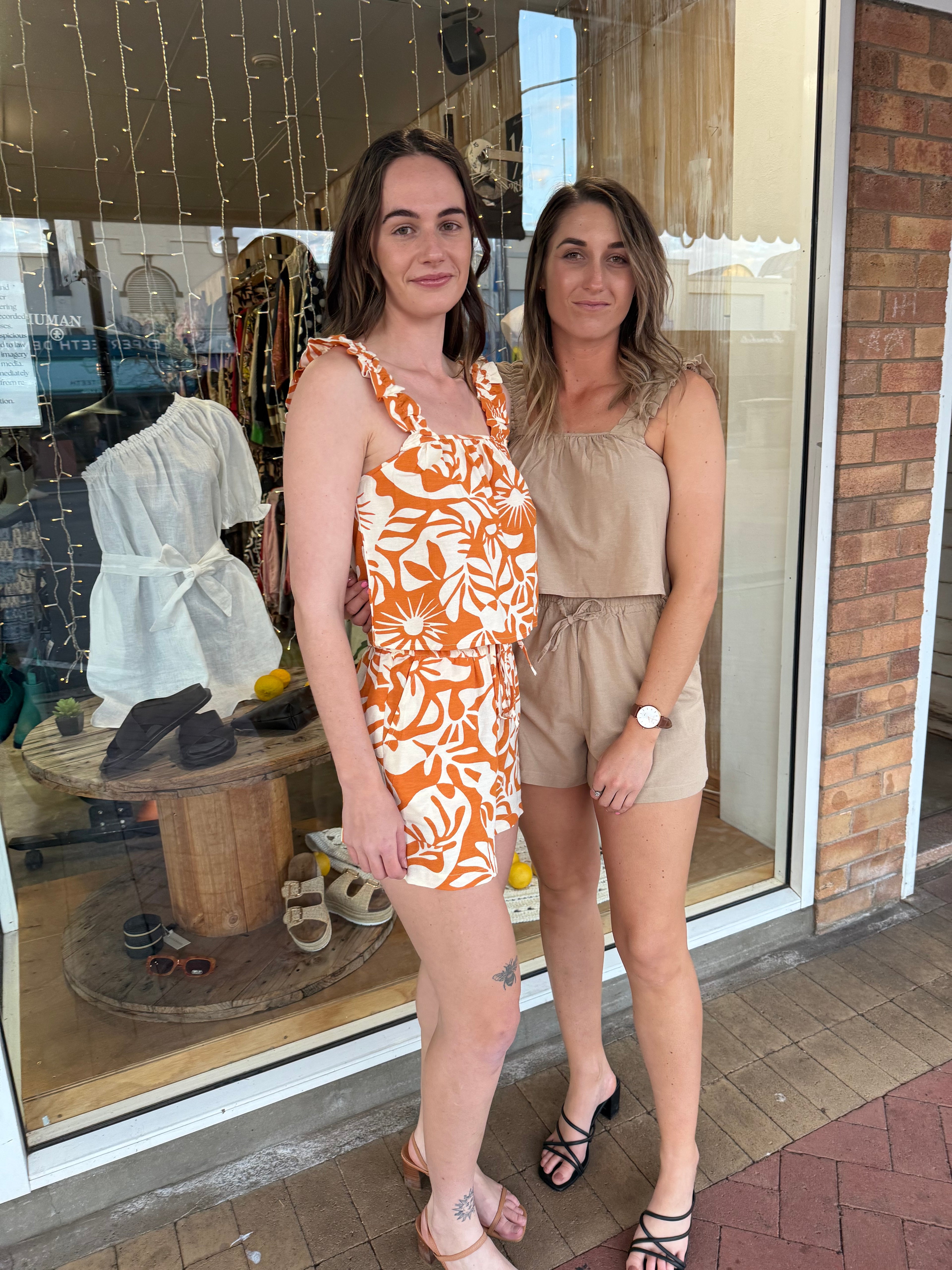 ONLY Linen Short Top