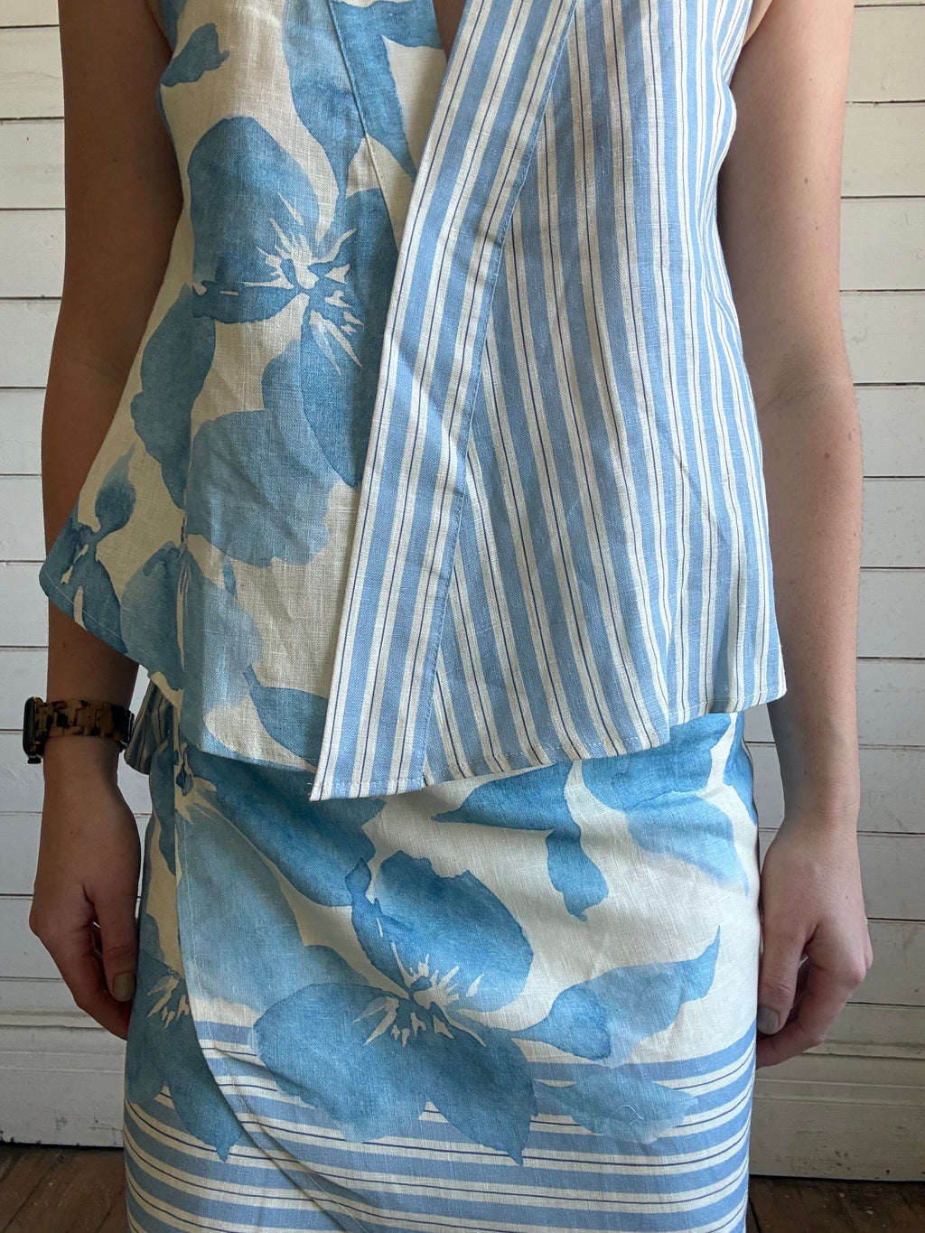 Little Lies Delphine Linen Wrap Skirt