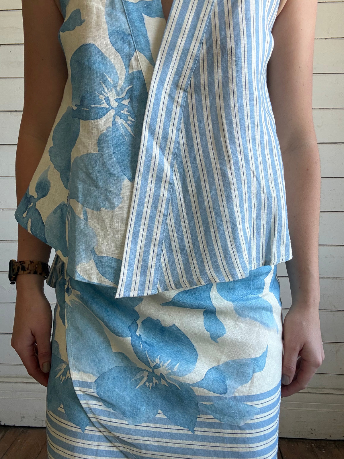 Little Lies Delphine Linen Wrap Skirt