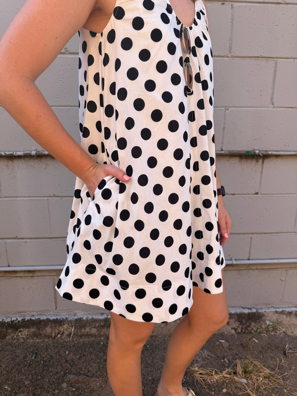 Paper Heart Radini Polka Mini Dress