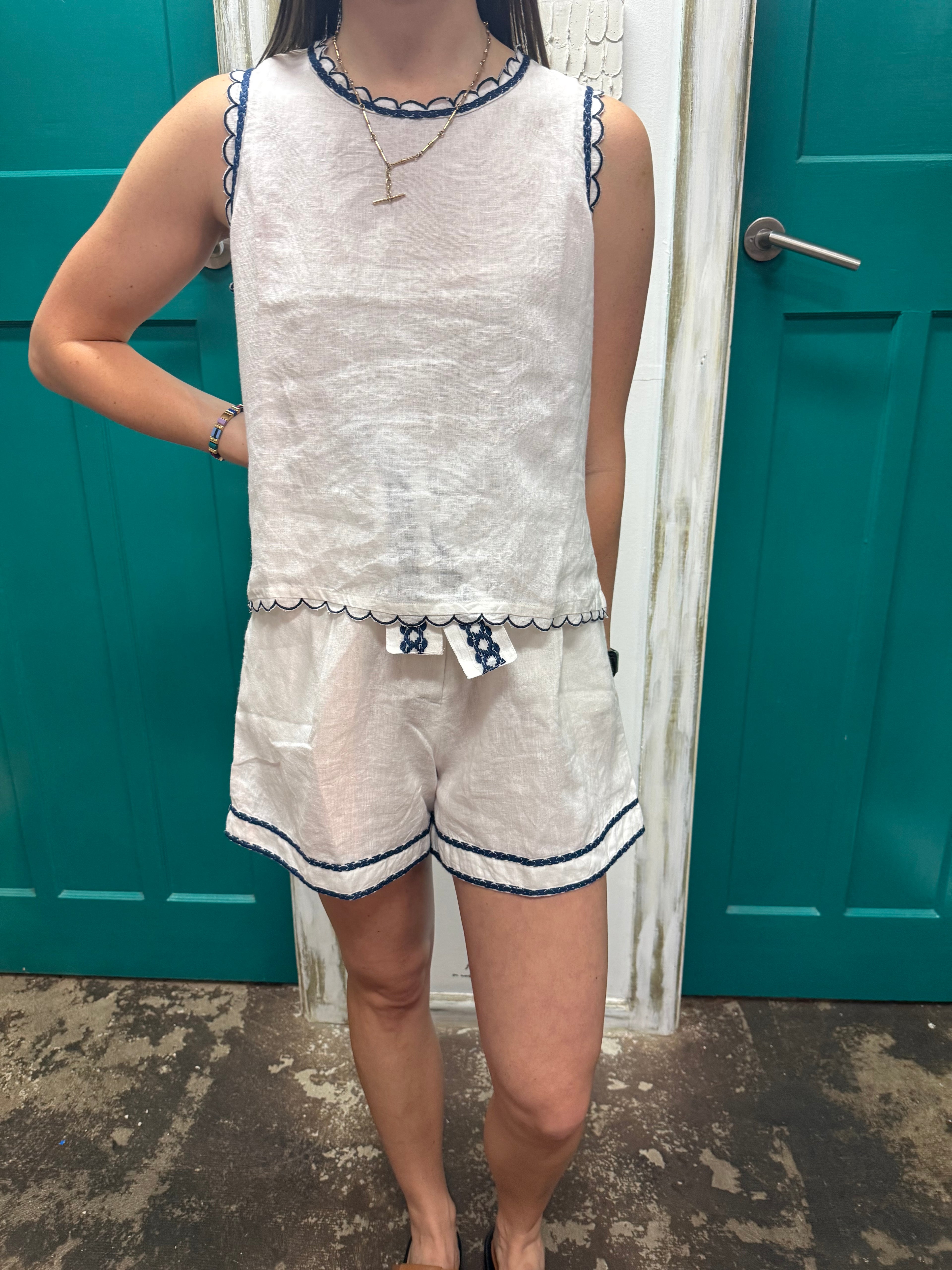 Azure and Indigo Maya short