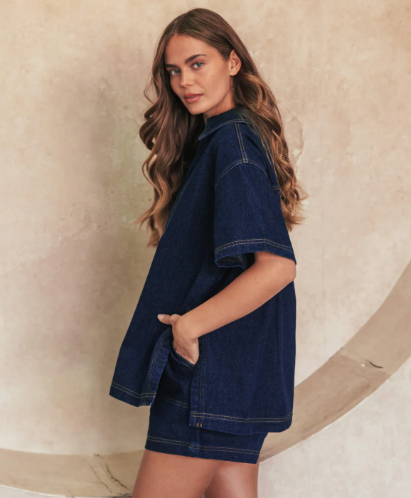 Ebby and I Denim Shirt