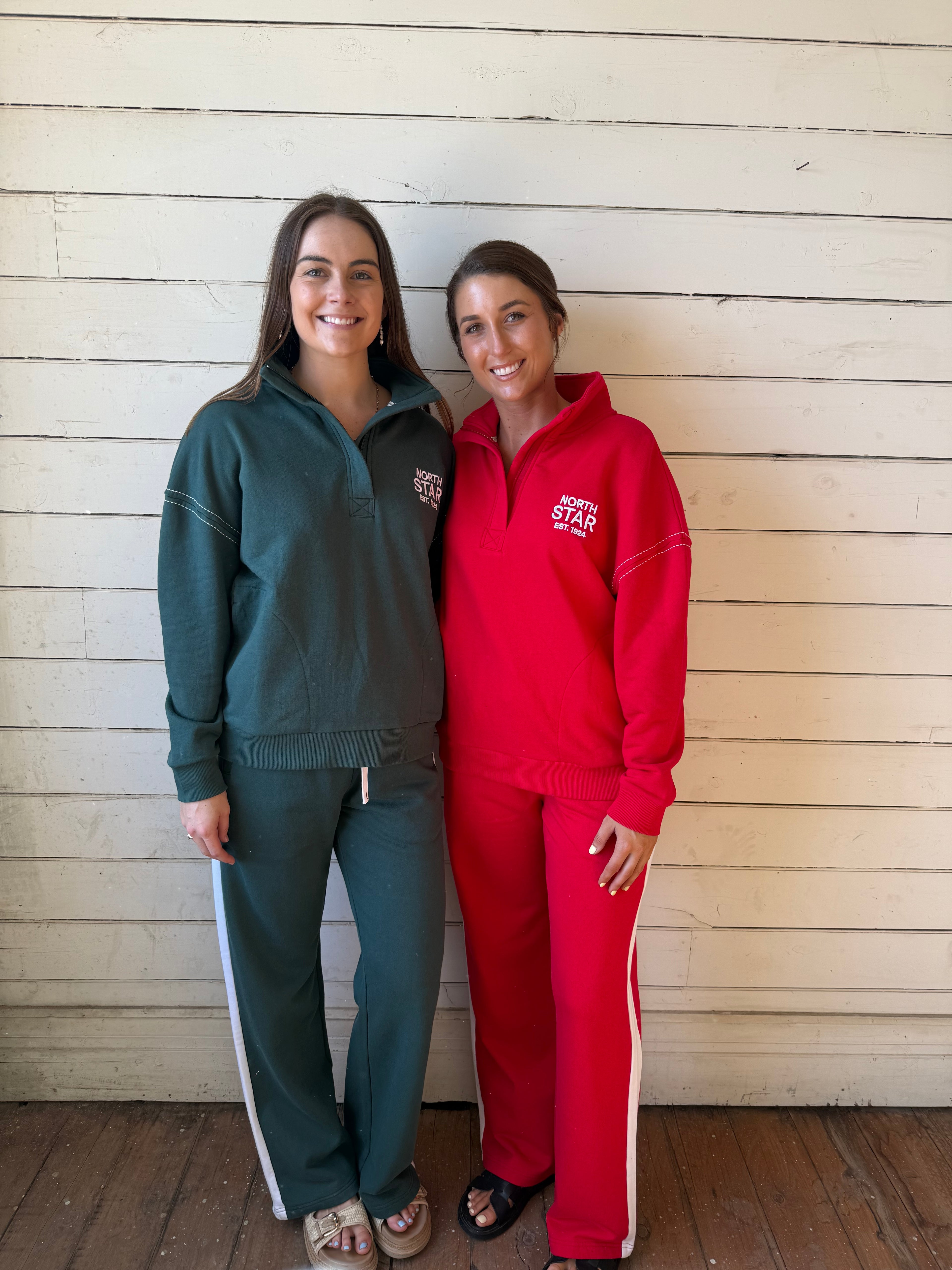 Cloth+Paper+Scissors Off Track 1/2 Zip Sweater