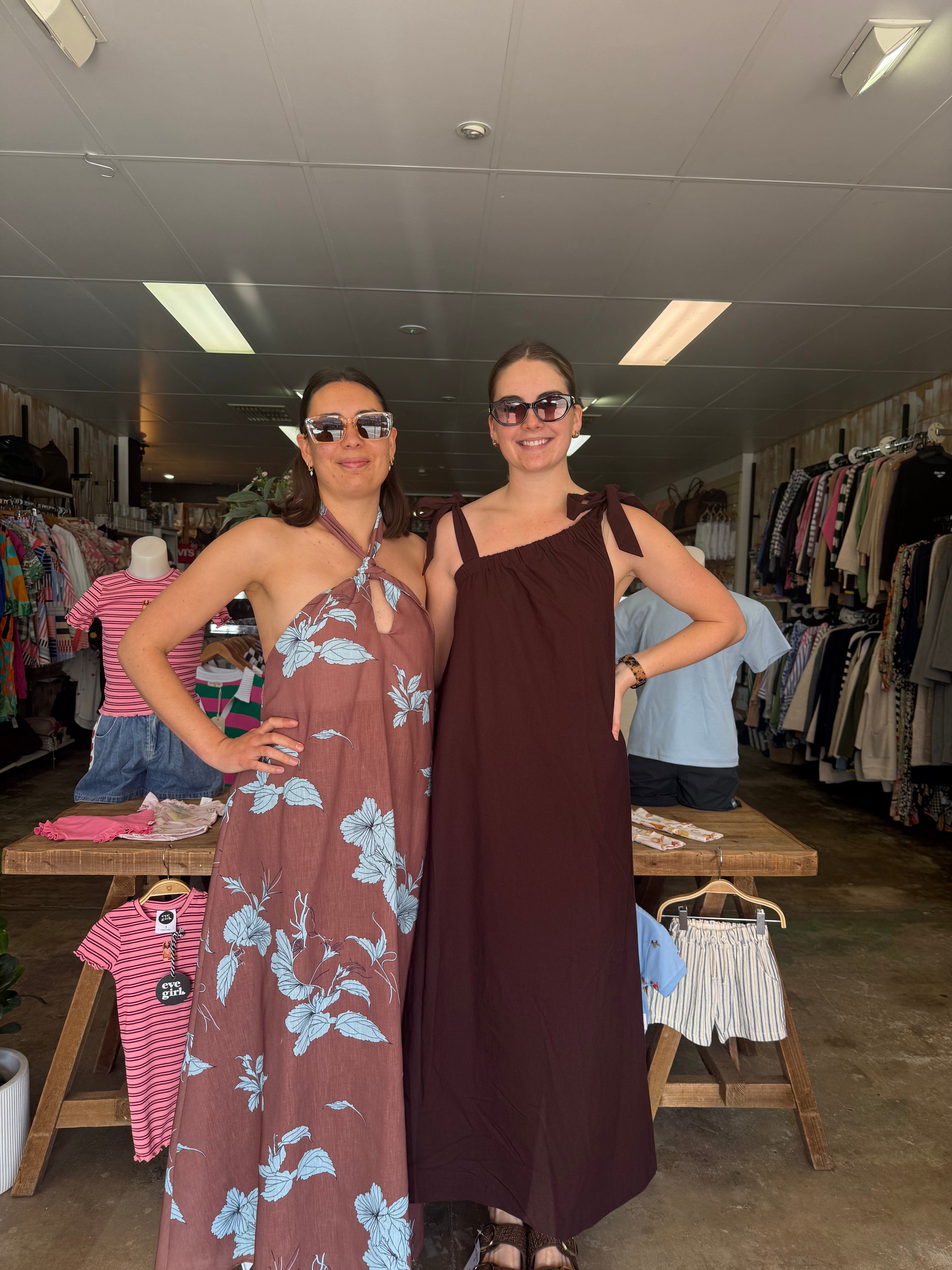 Indikah Halter Maxi Dress