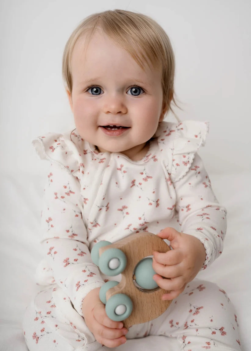 Rai & Co Frilled Ollie Floral Onesie