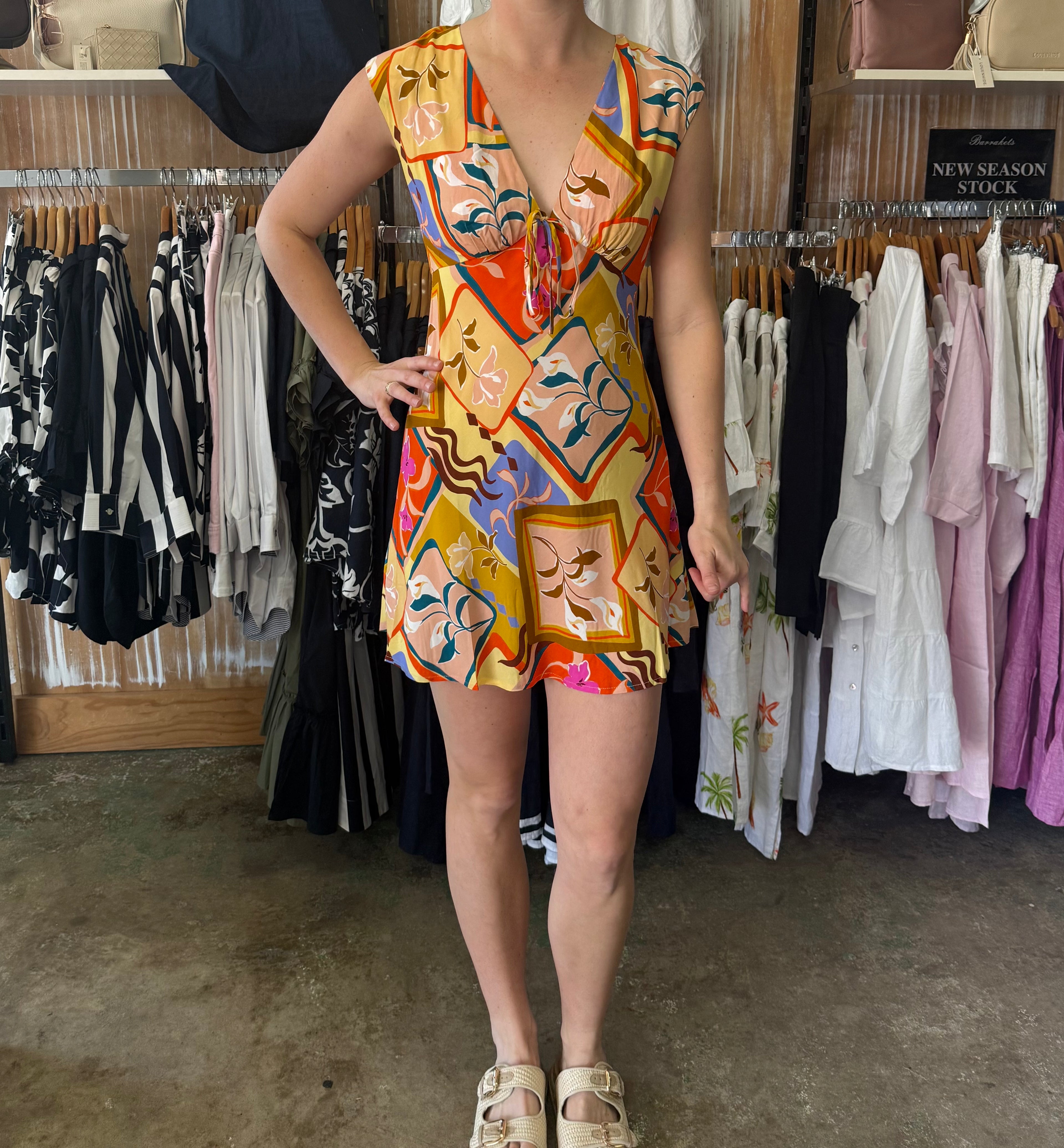 Mink Pink Rosin Mini Dress