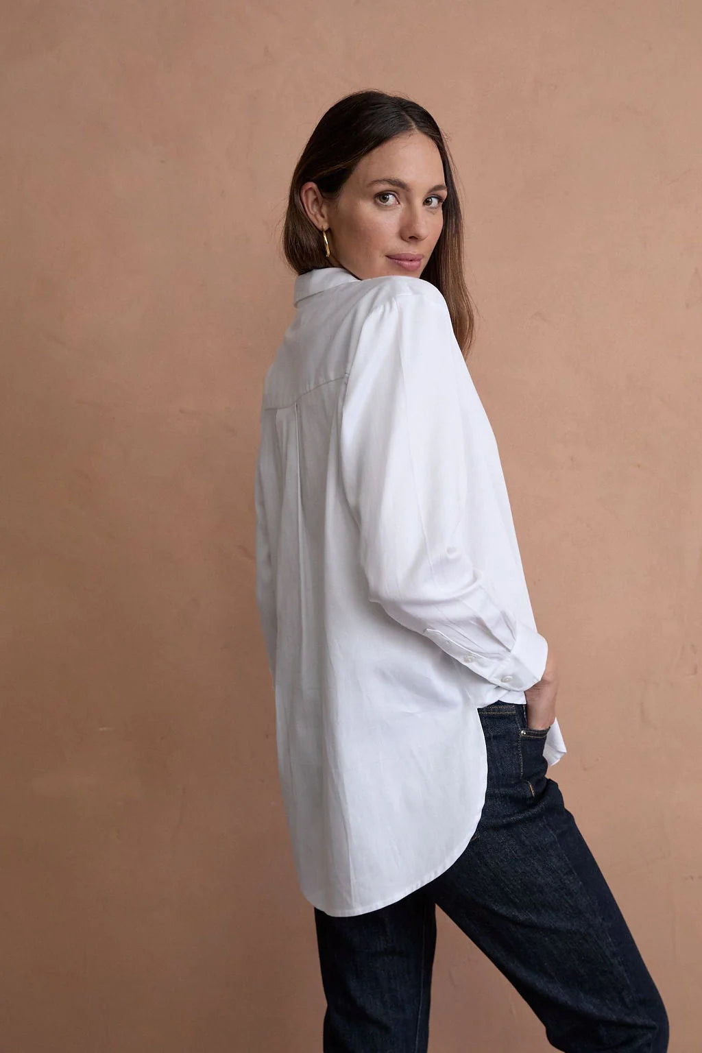 Goondiwindi Cotton Bloom Oversized Basic Shirt