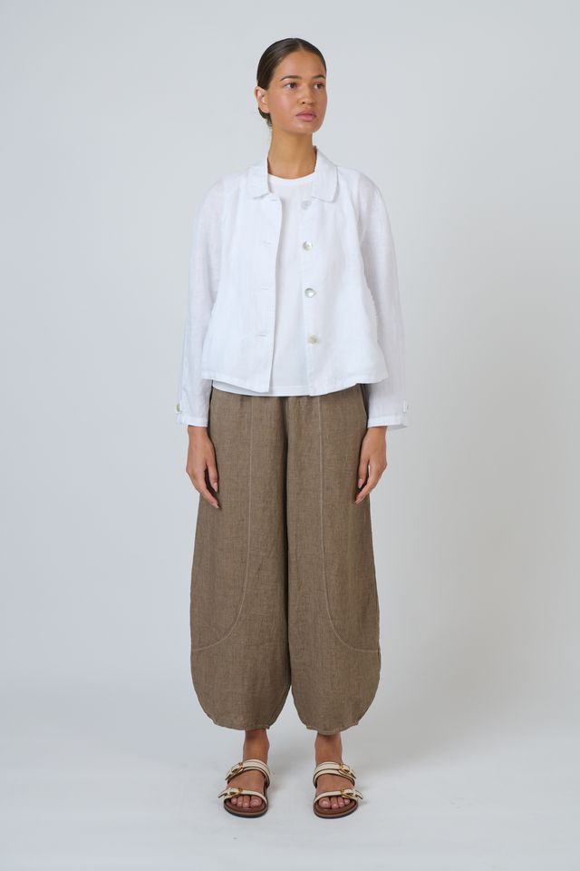 Naturals Balloon Linen Pants - GA714