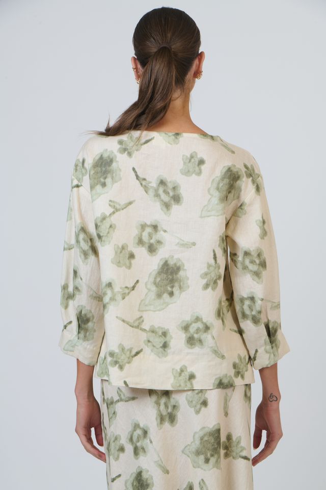 Naturals Linen Blouse GA674