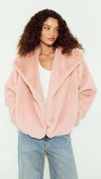Mink Pink Sigrid Faux Fur Coat