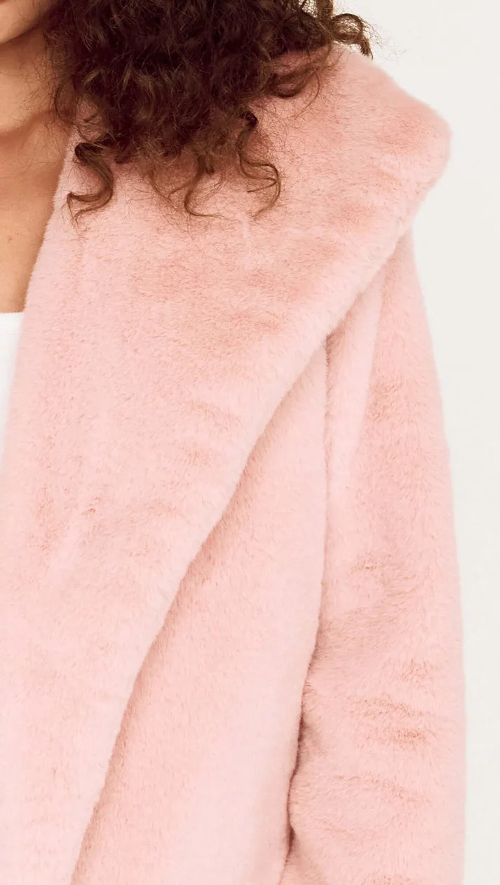 Mink Pink Sigrid Faux Fur Coat