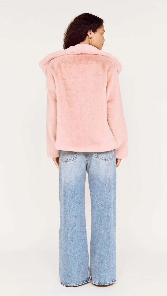Mink Pink Sigrid Faux Fur Coat