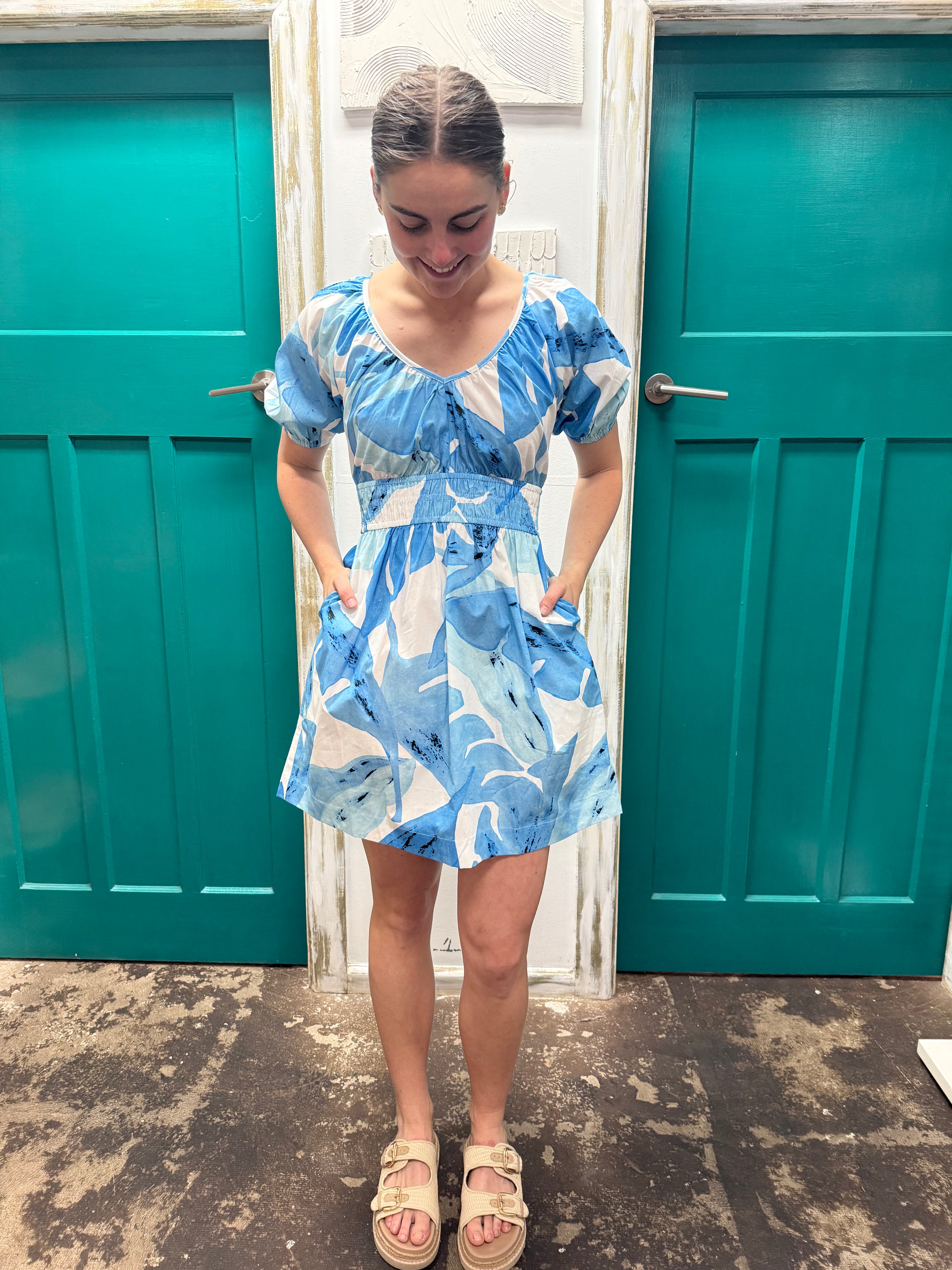 Staple the label Leilani sleeved mini dress