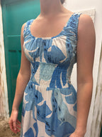 Staple the label Leilani Shirred midi dress
