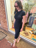 ONLY navy knit Maxi Dress