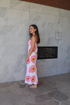 Luoni strapless dress