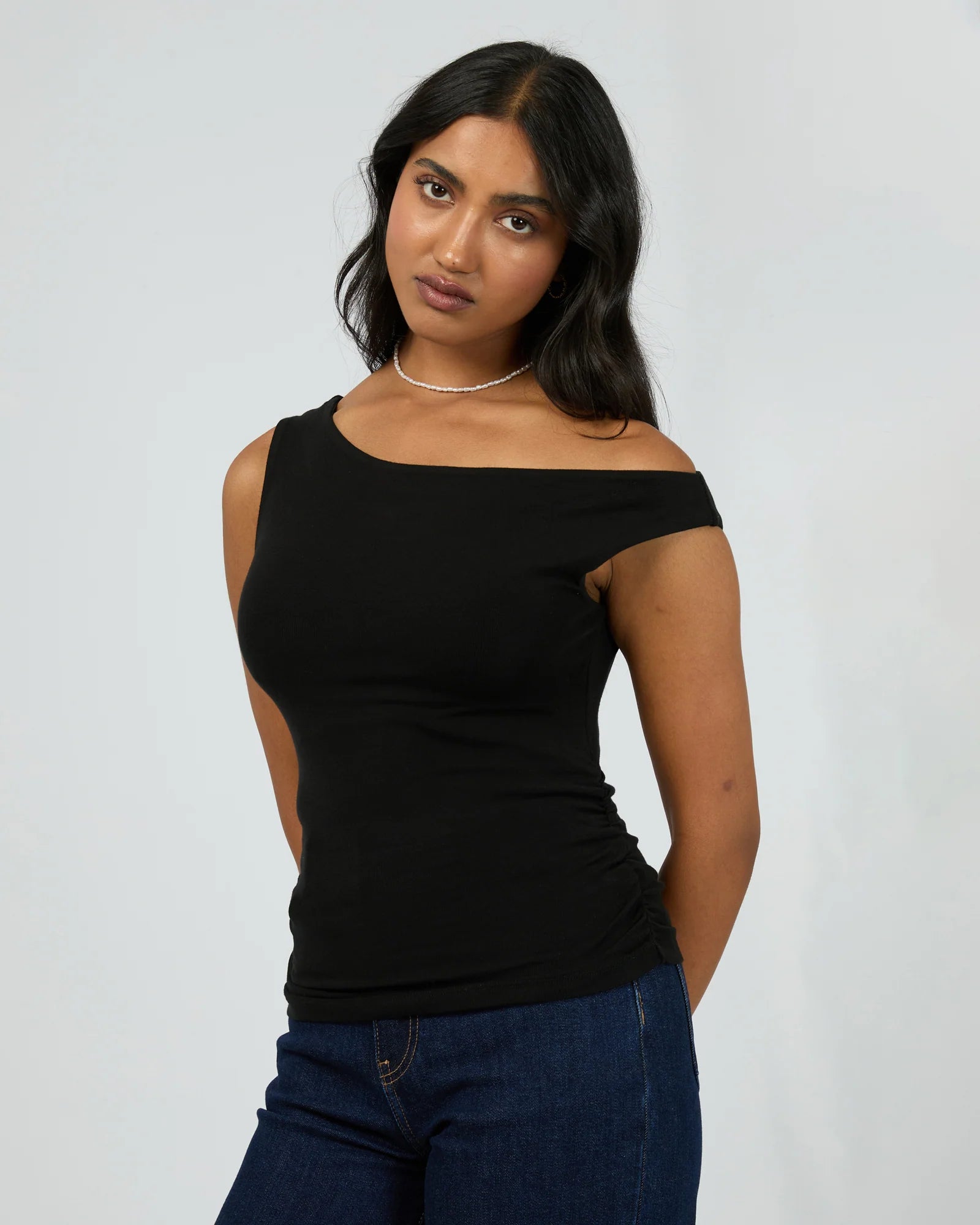 All About Eve Kylie off shoulder top