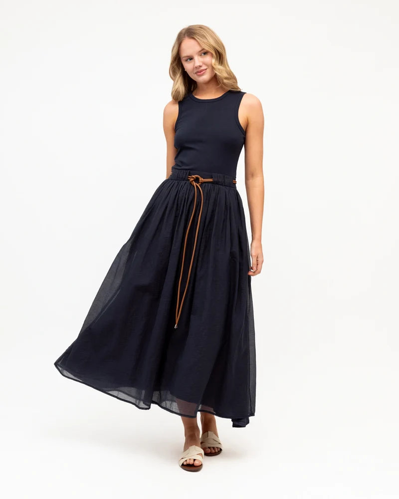 LABEL OF LOVE Drawstring Maxi Dress