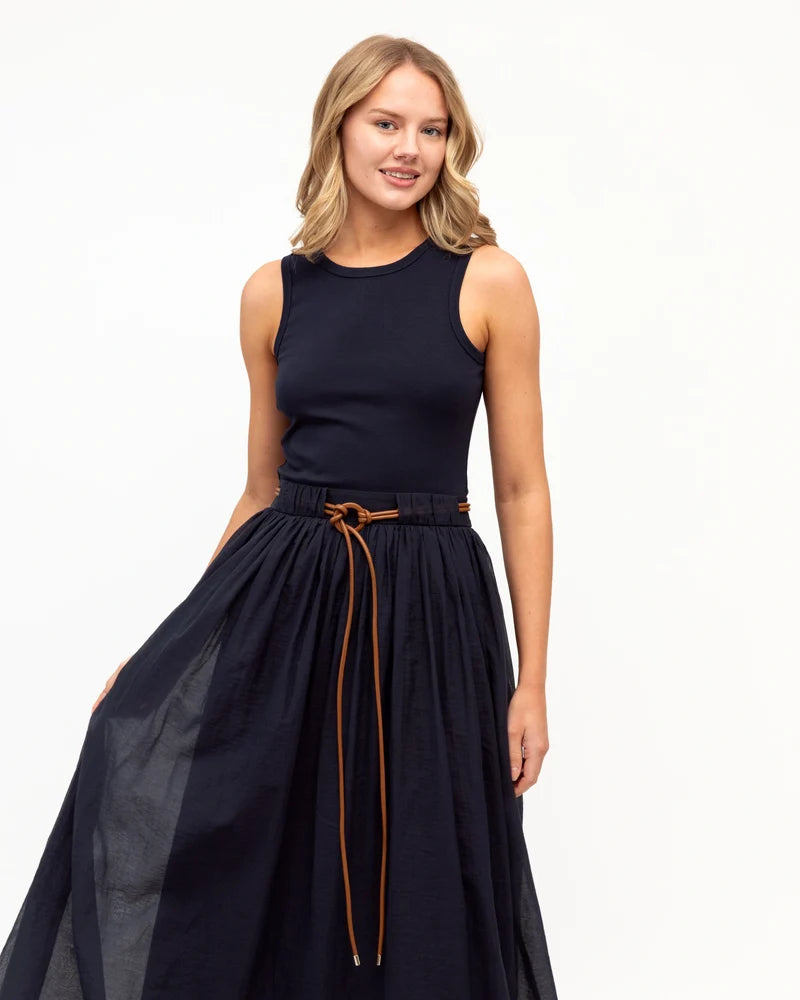 LABEL OF LOVE Drawstring Maxi Dress