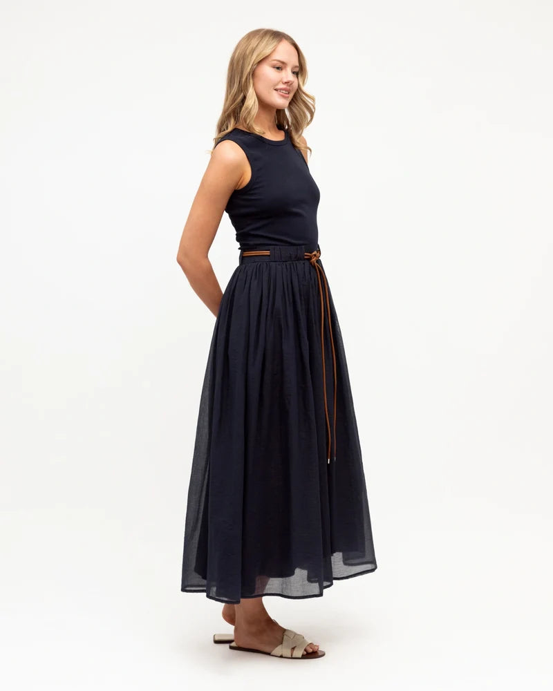 LABEL OF LOVE Drawstring Maxi Dress