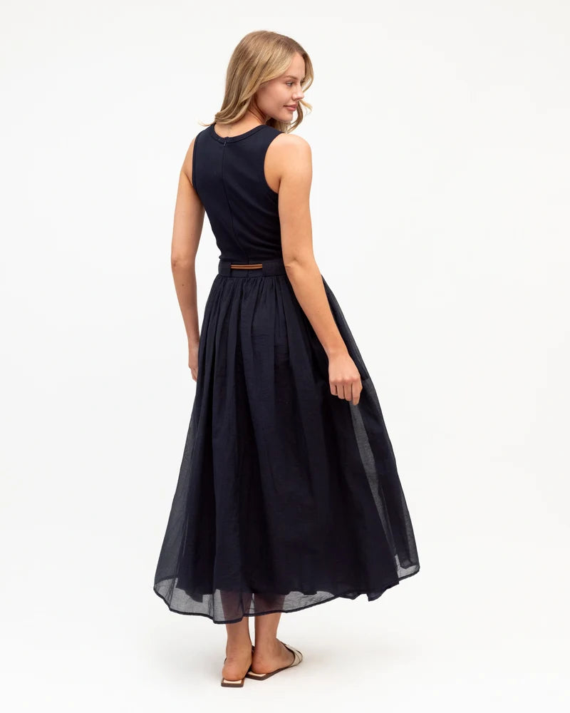 LABEL OF LOVE Drawstring Maxi Dress