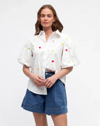 LABEL OF LOVE Embroidered Heart Top