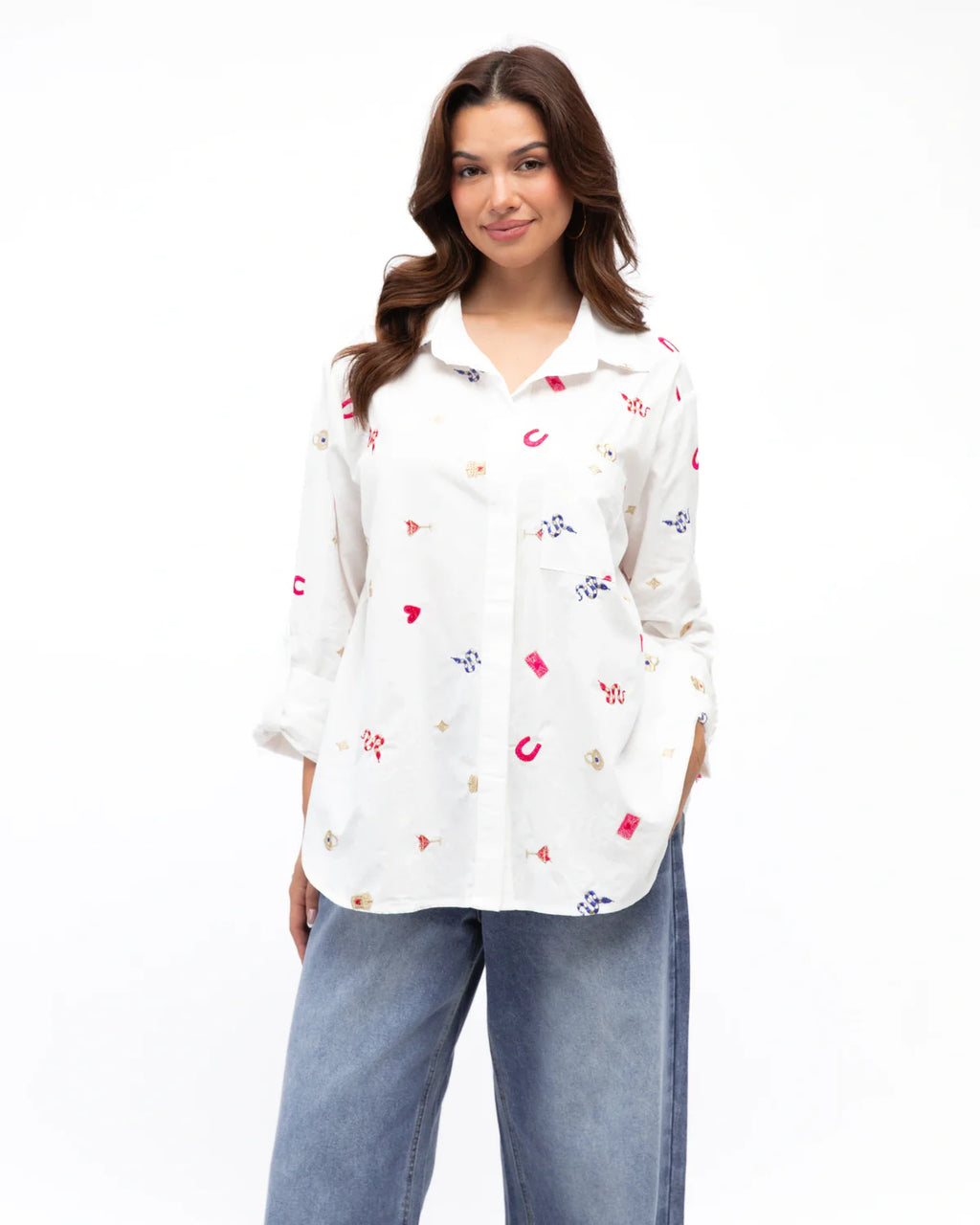 Label of Love Embroidered Blouse