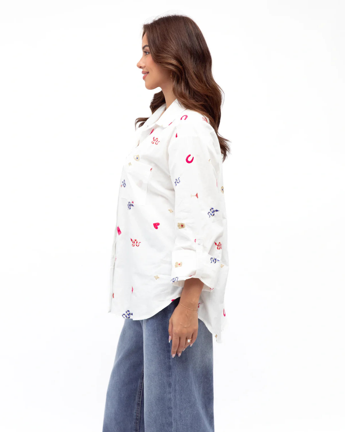 Label of Love Embroidered Blouse