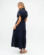 LABEL OF LOVE Contrast Tipped Mini Dress