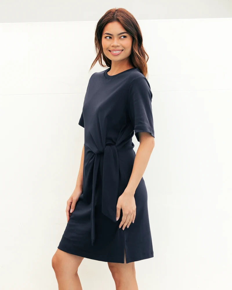 LABEL OF LOVE Tie Waist T-Shirt Dress