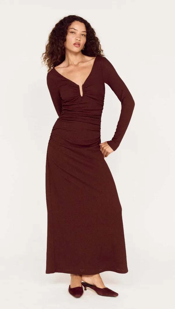 Mink Pink Myra U Wire Midi Dress