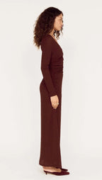 Mink Pink Myra U Wire Midi Dress