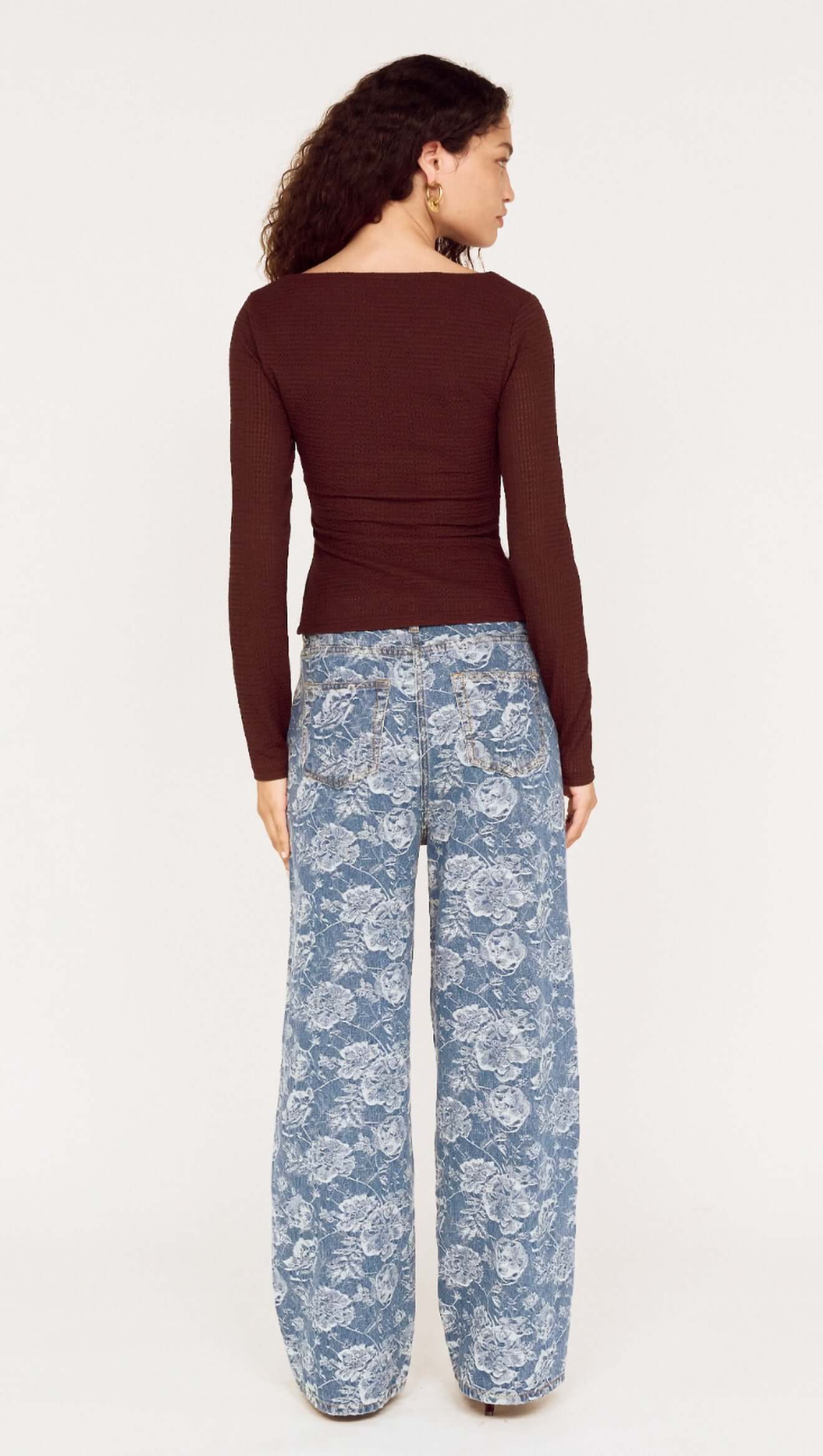 Mink Pink Myra U Wire Top
