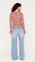 Mink Pink Anouk Shirred Top