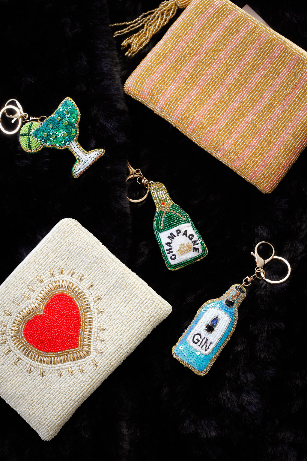 Holiday Beaded Clutch
