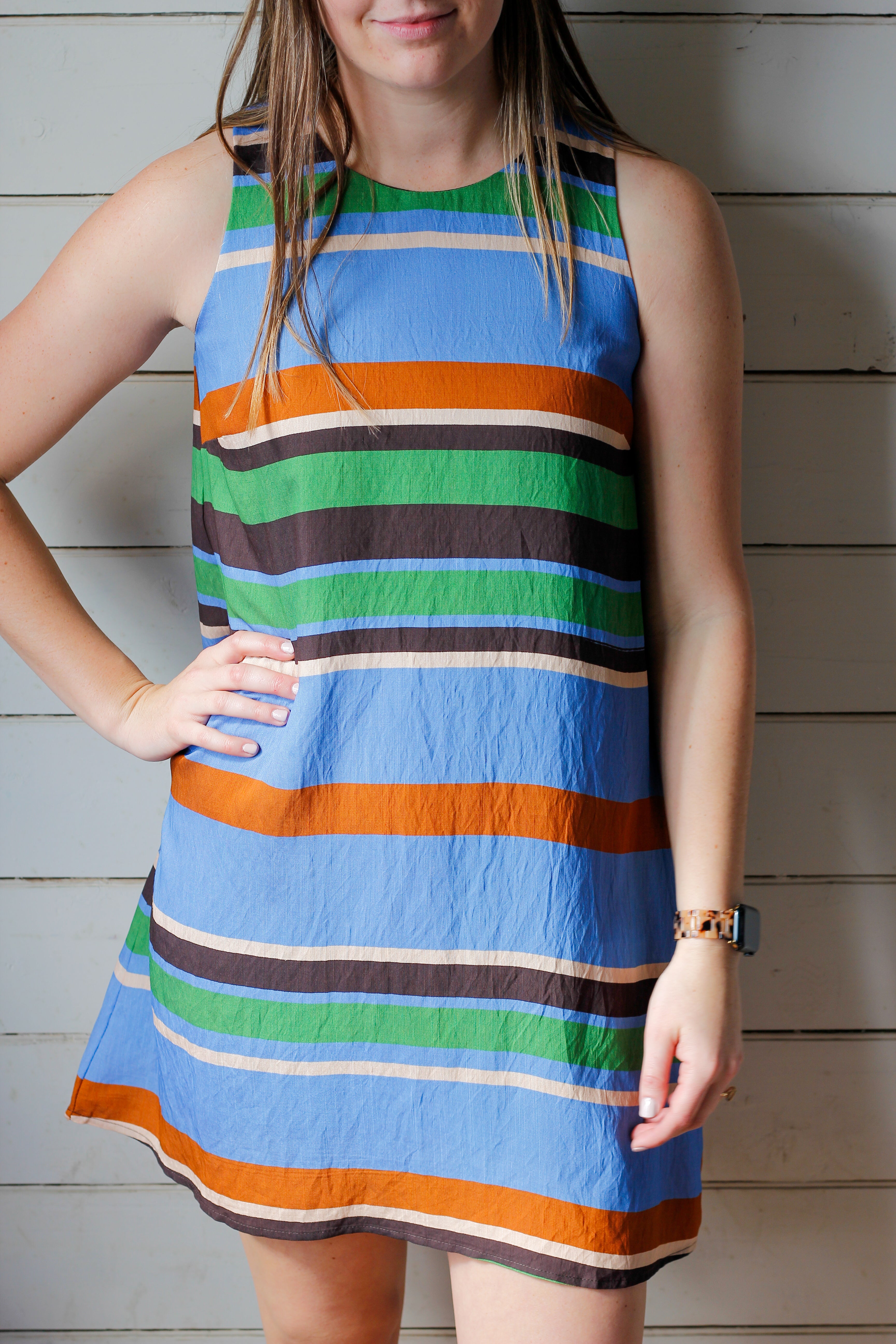 White Closet Resort Geo Mini Dress