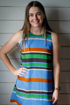 White Closet Resort Geo Mini Dress