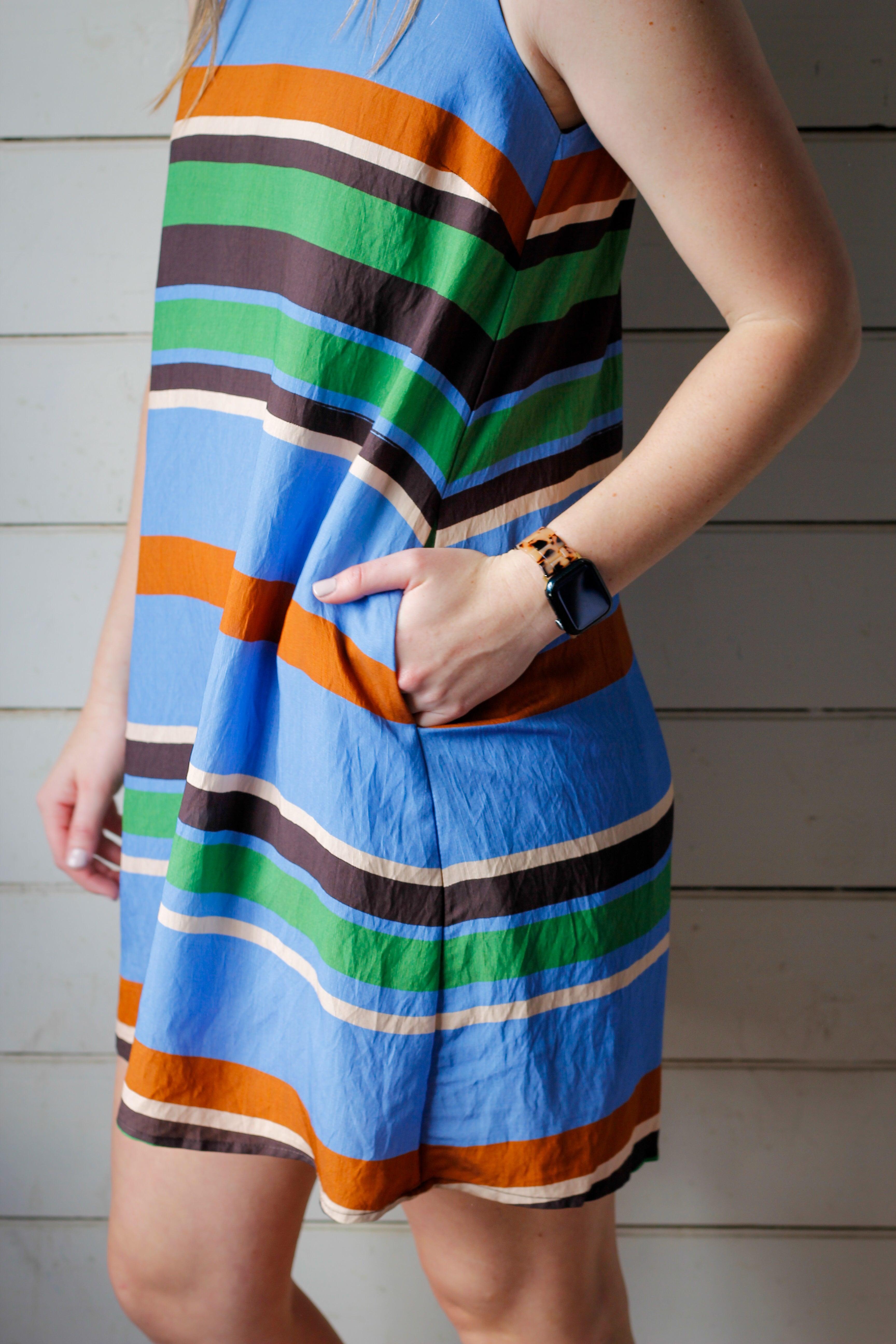 White Closet Resort Geo Mini Dress