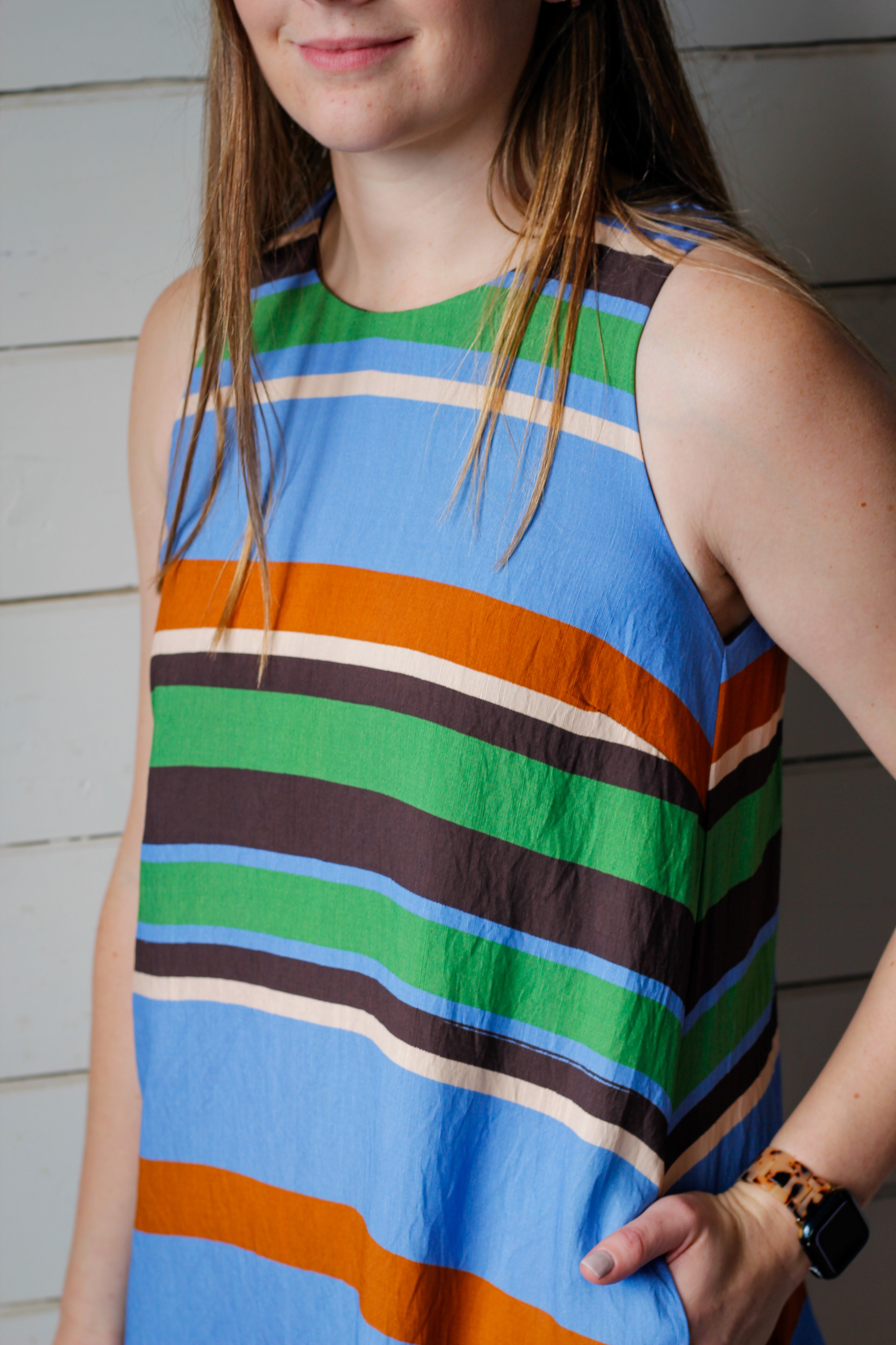 White Closet Resort Geo Mini Dress