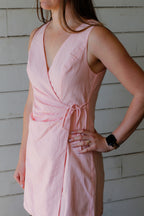 Indikah Wrap Mini Dress